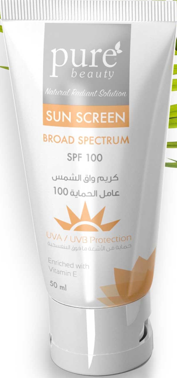 PURE BEAUTY Sun Screen Broad Spectrum SPF 100