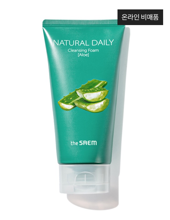 The Saem Natural Daily Cleansing Foam Aloe