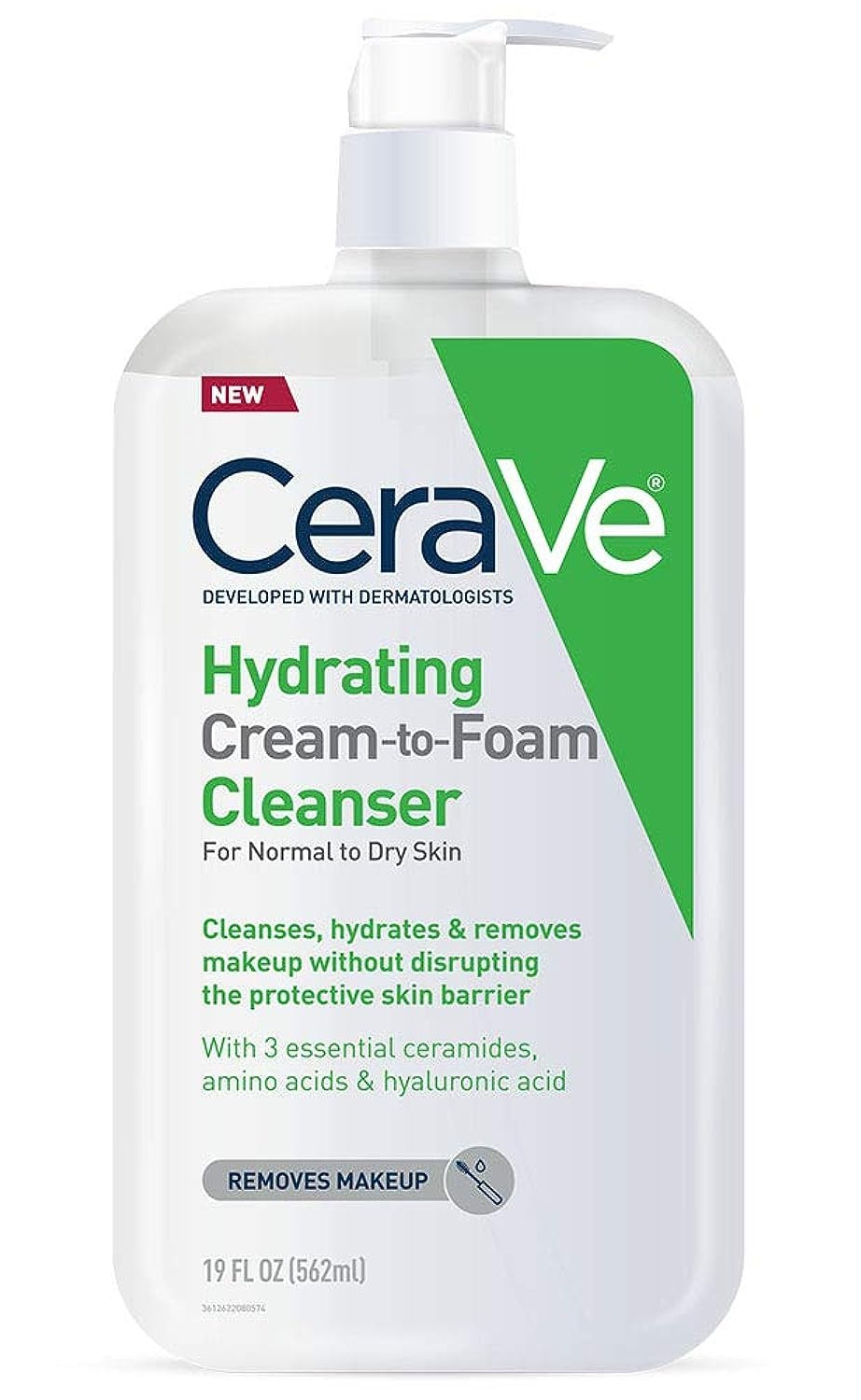 CeraVe Hydrating Cream-to-foam Cleanser