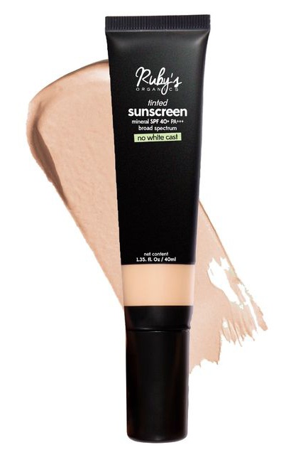 Ruby's Organics Tinted Mineral Sunscreen SPF 40