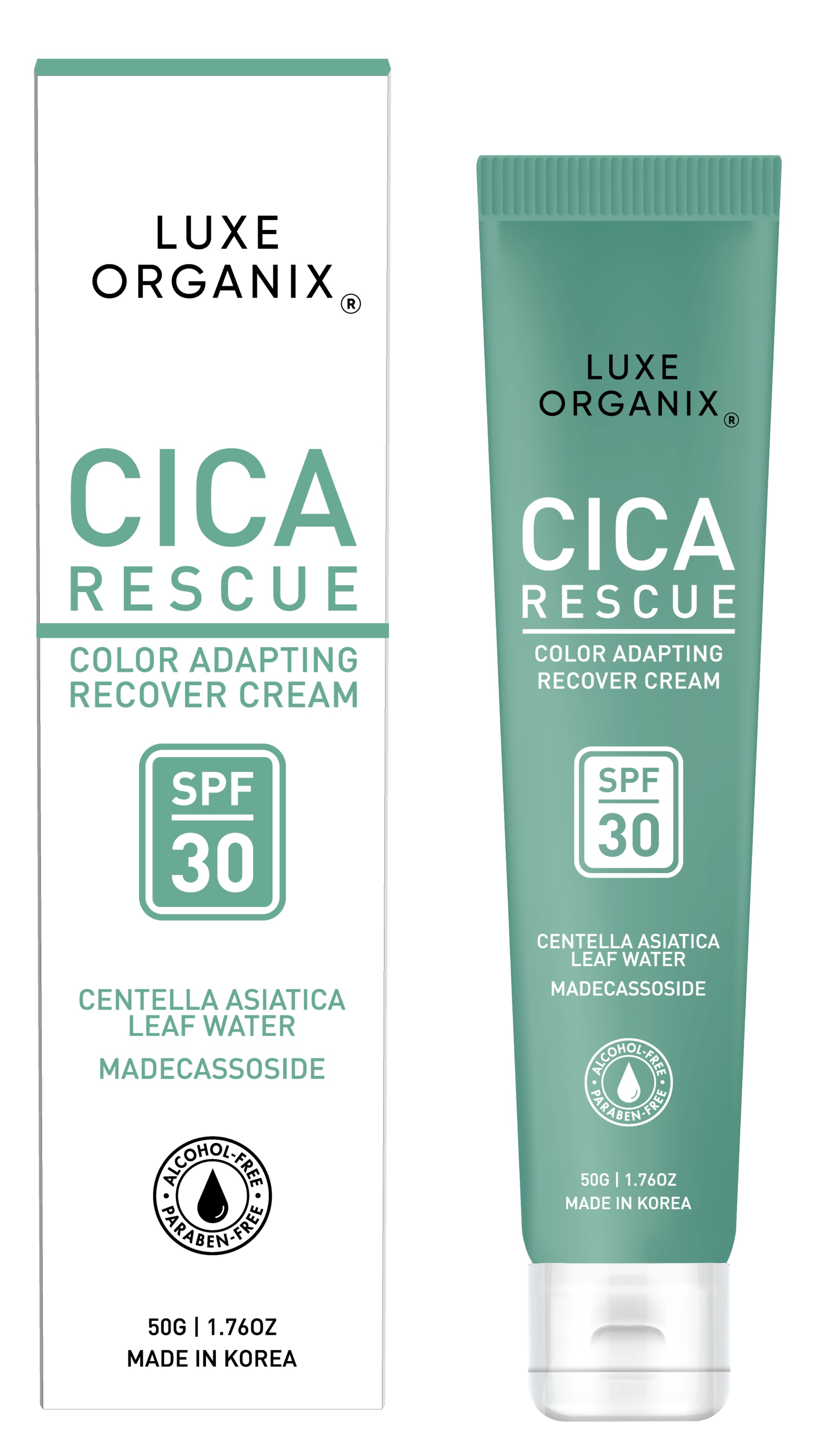 Luxe Organix Cica Rescue Color Adapting Recover Cream