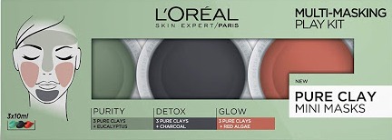 L'Oreal Paris Multi-Masking Play Kit - Pure Clay Mini Masks