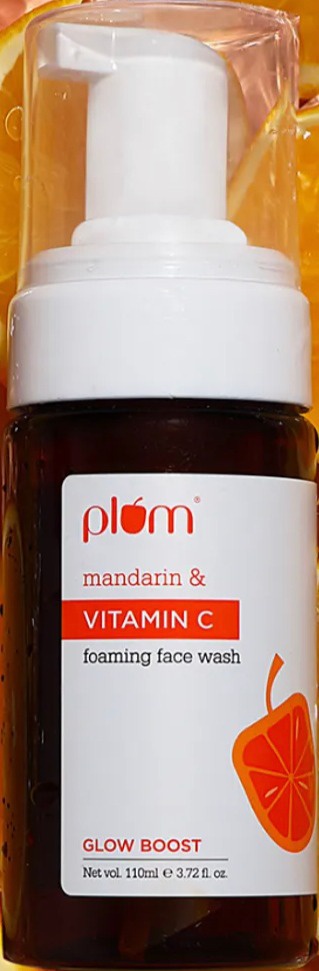 PLUM Vitamin C Foaming Face Wash With Mandarin
