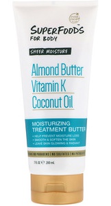 Petal Fresh Pure, Superfoods For Body, Sheer Moisture Moisturizing Treatment Butter, Almond Butter, Vitamin K & Coconut Oil