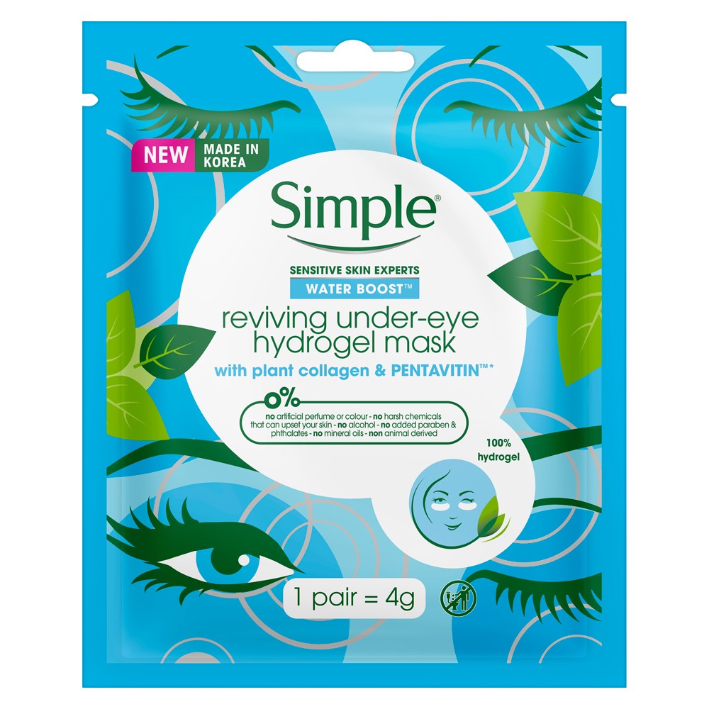 Simple Water Boost Reviving Under Eye Mask
