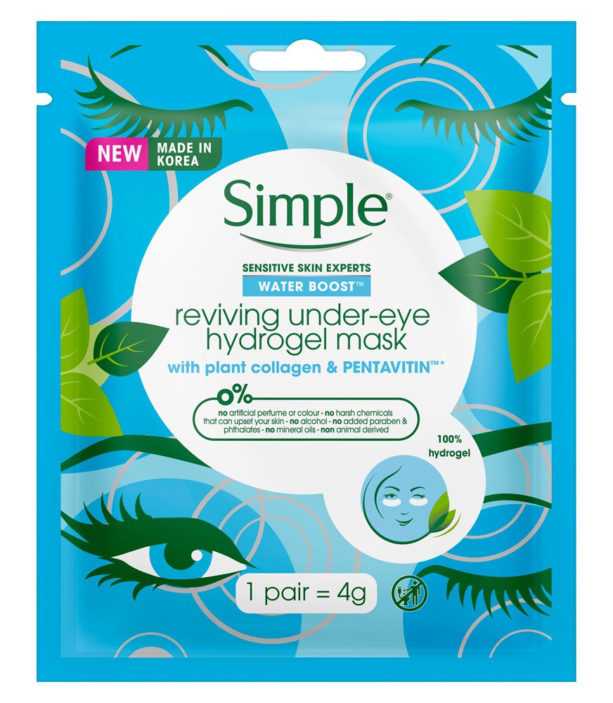 Simple Water Boost Reviving Under Eye Mask