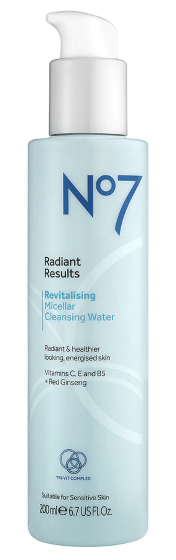 No7 Radiant Results Revitalizing Micellar Cleansing Water