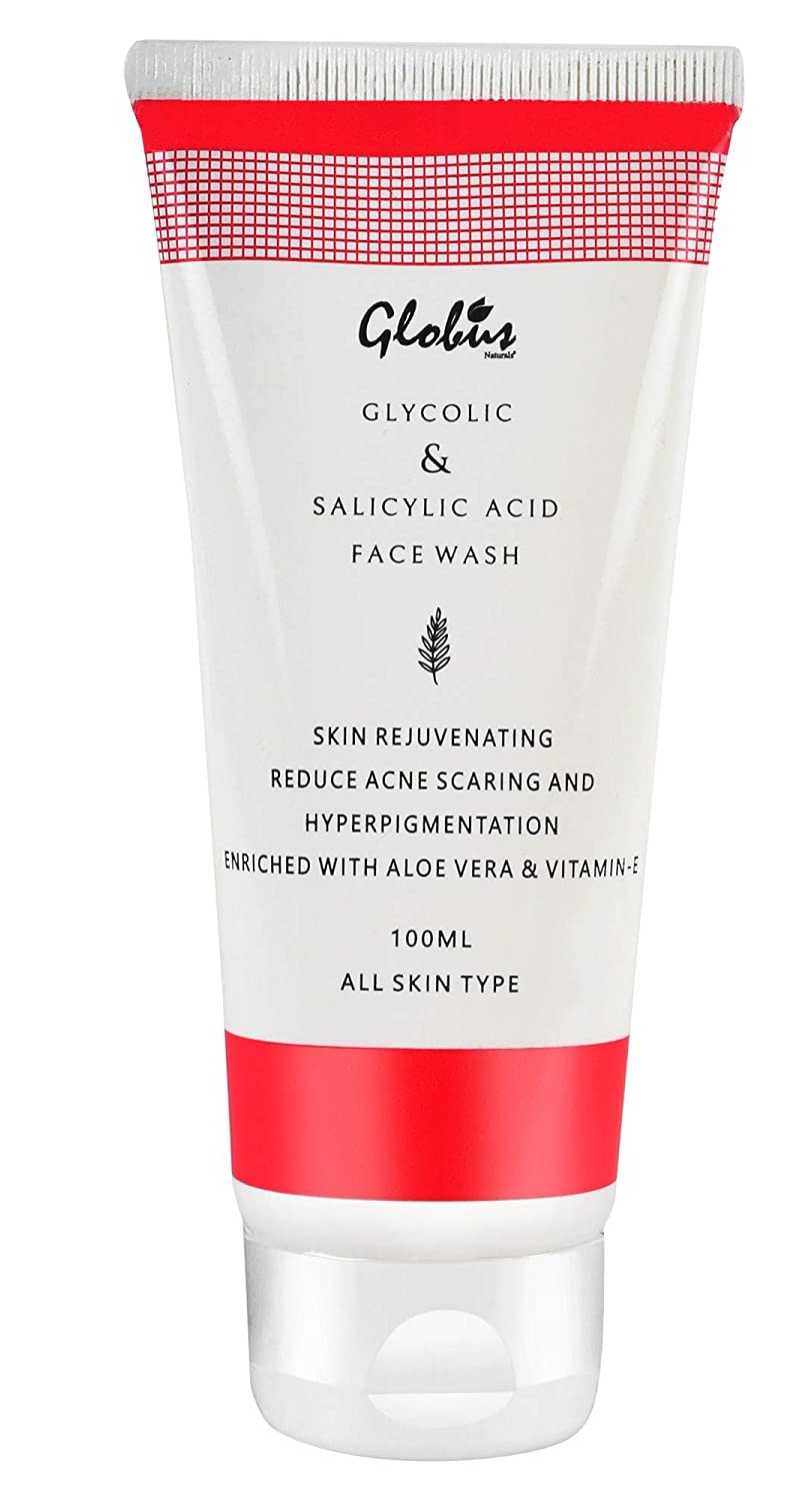 Globus natural Glycolic And Salicylic Acid Face Wash