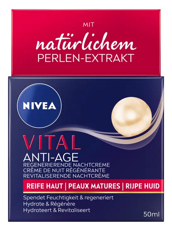 Nivea Vital Anti-rimpel Herstellende Nachtcrème