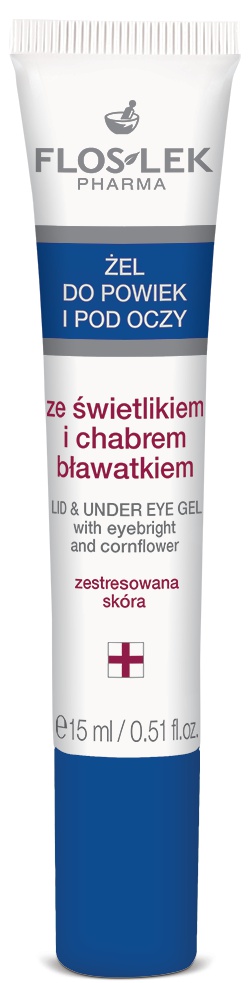 Floslek Lid & Under Eye Gel With Eyebright And Cornflower ingredients ...