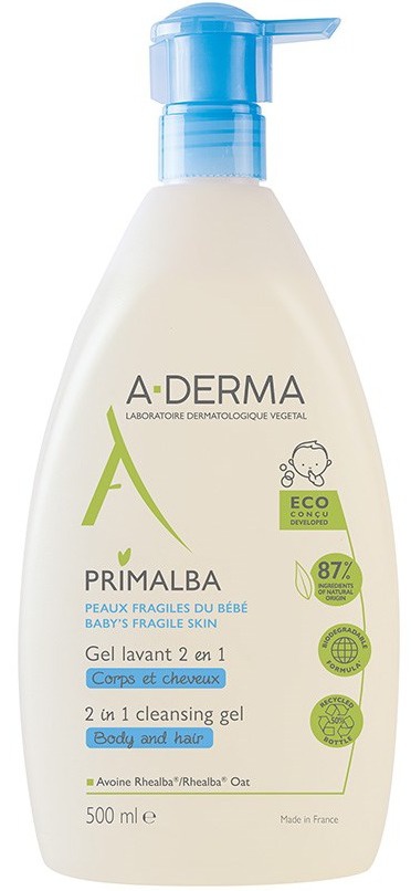A-Derma Primalba 2 in 1 Cleansing Gel