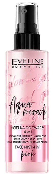 Eveline Glow And Go Aqua Miracle Face Mist Pink