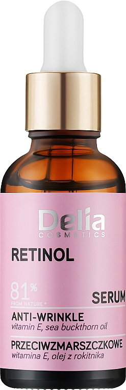 Delia Cosmetics Retinol Anti-Wrinkle Serum