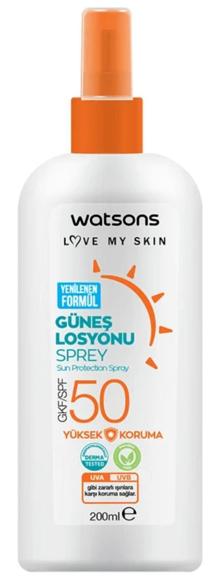 Watsons Sun Protection Spray 50 SPF High Protection