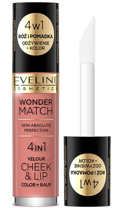 Eveline Wonder Match 4in1 Velour Cheek & Lip Colour Balm