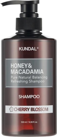 Kundal Honey & Macadamia Shampoo Cherry Blossom