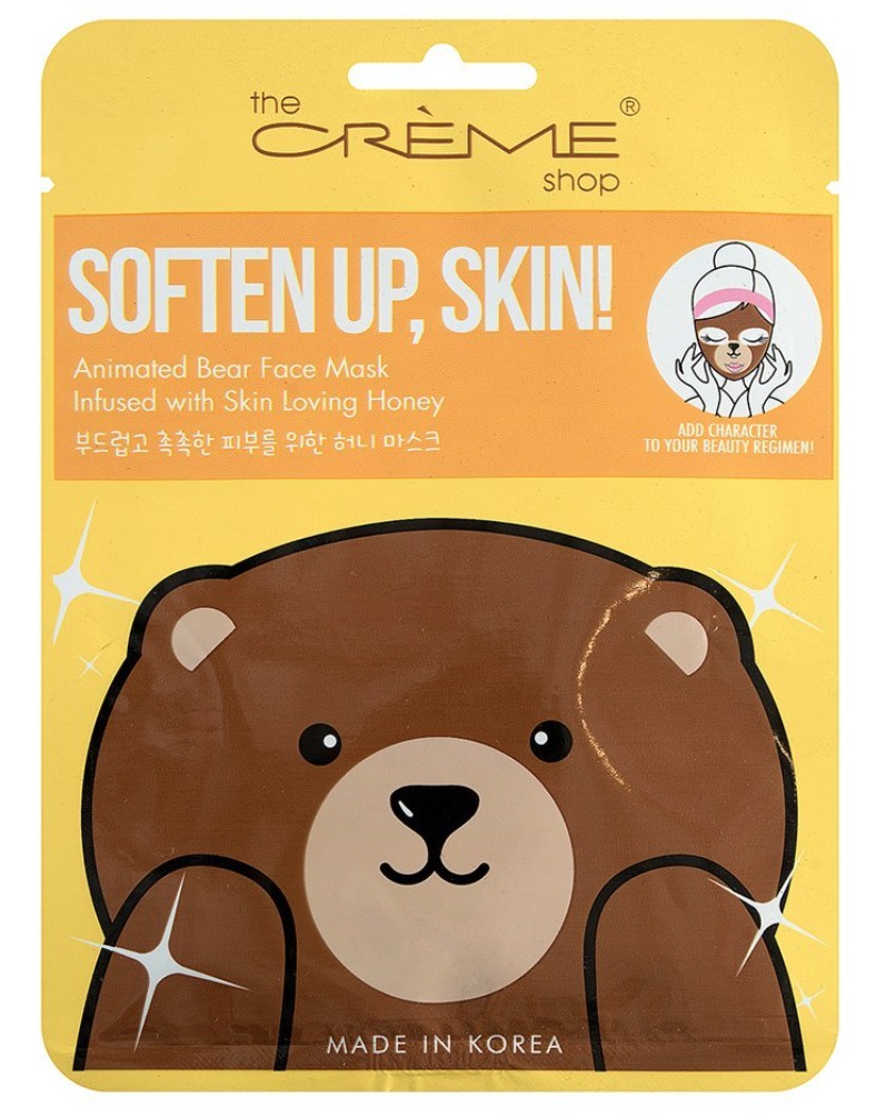 The Creme Shop Soften Up, Skin! Animated Bear Face Mask