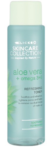 Clicks Skincare Collection Aloe And Omega 3&6 Toner