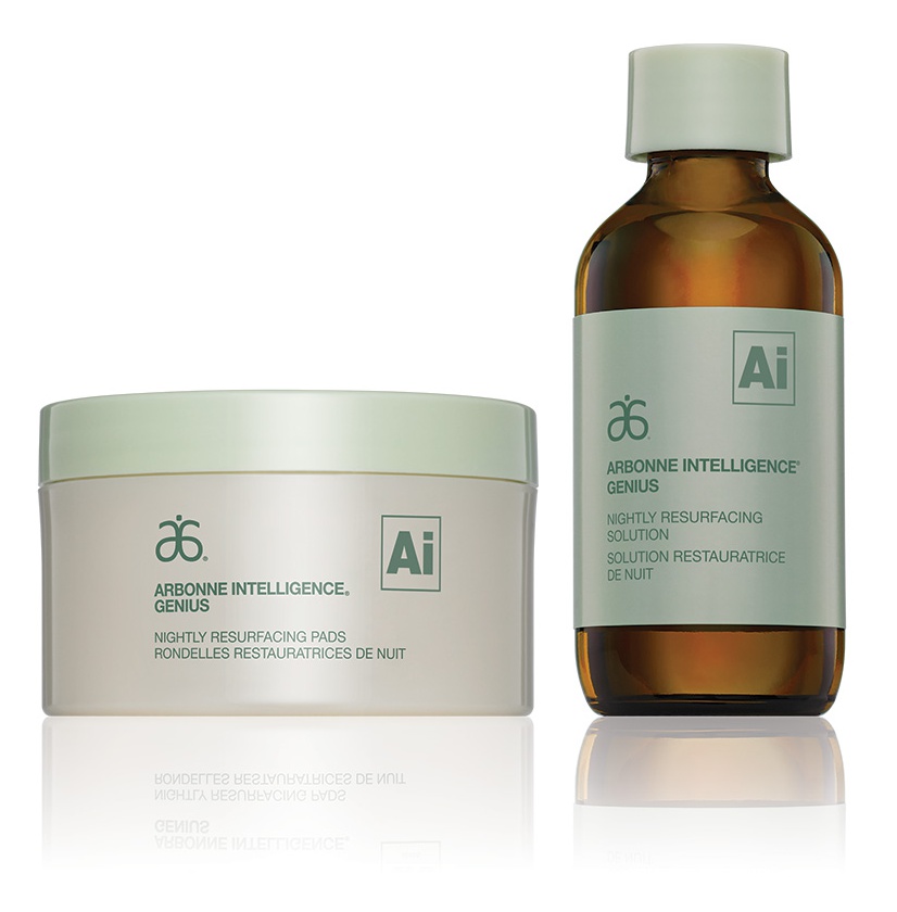 Arbonne Genius Nightly Resurfacing Pads & Solution