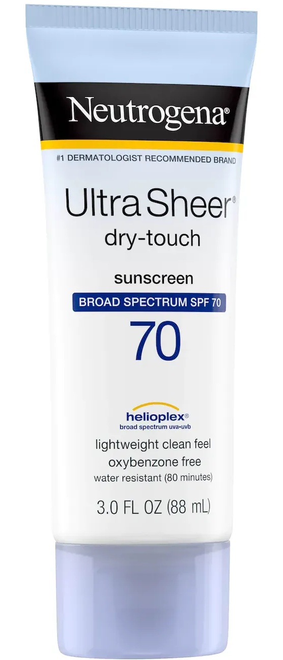 Neutrogena Ultra Sheer Dry-touch Oxybenzone-free Sunscreen Lotion Broad Spectrum SPF 70