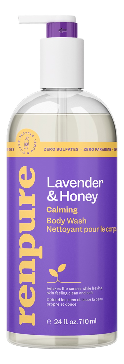 RENPURE Lavender & Honey Calming Body Wash