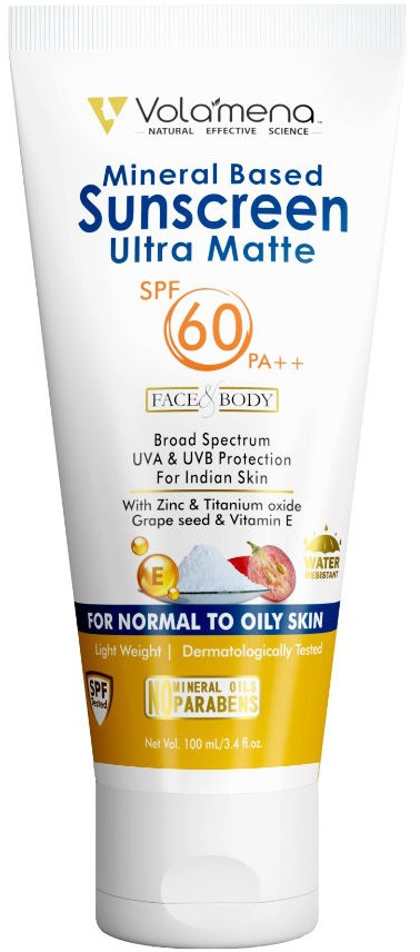 Volamena Mineral Based Sunscreen Gel Ultra Matte SPF 60 Pa++