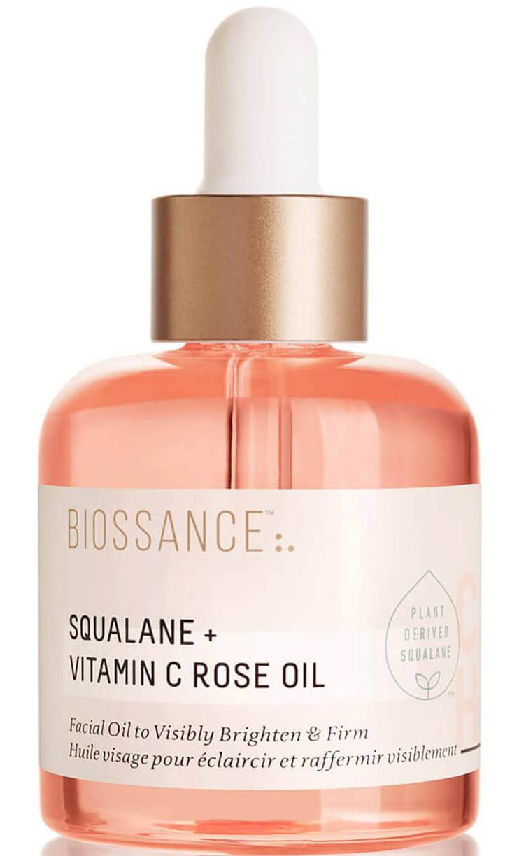 BIOSSANCE Squalane + Vitamin C Rose Oil