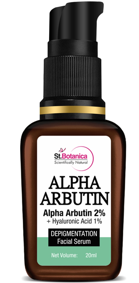 St. Botanica Alpha Arbutin 2% + Hyaluronic Acid 1% Depigmentation Face Serum