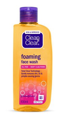 Clean & Clear Clean And Clear Foaming Face Wash For Oily Skin
