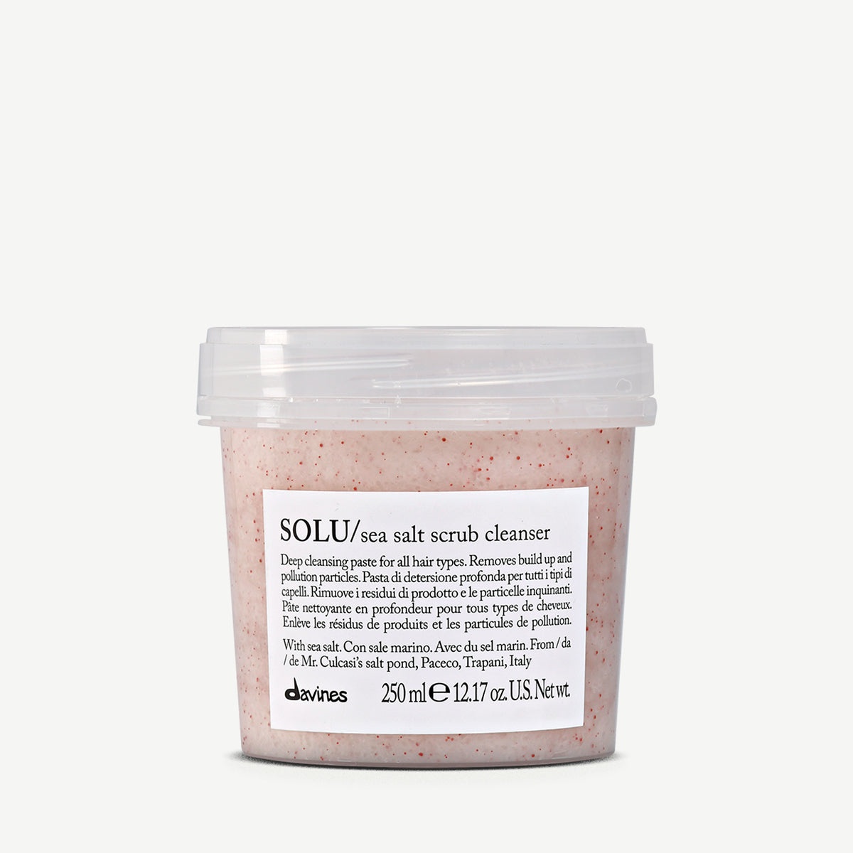 Davines Solu Sea Salt Scrub Cleanser