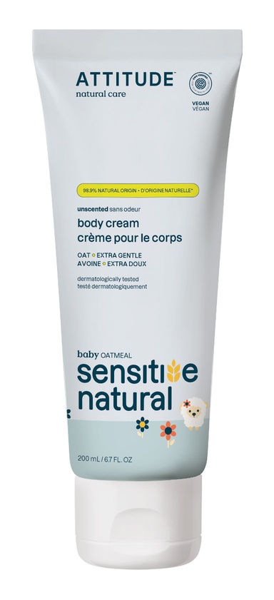 Attitude Sensitive Skin Baby Soothing Body Cream Fragrance Free