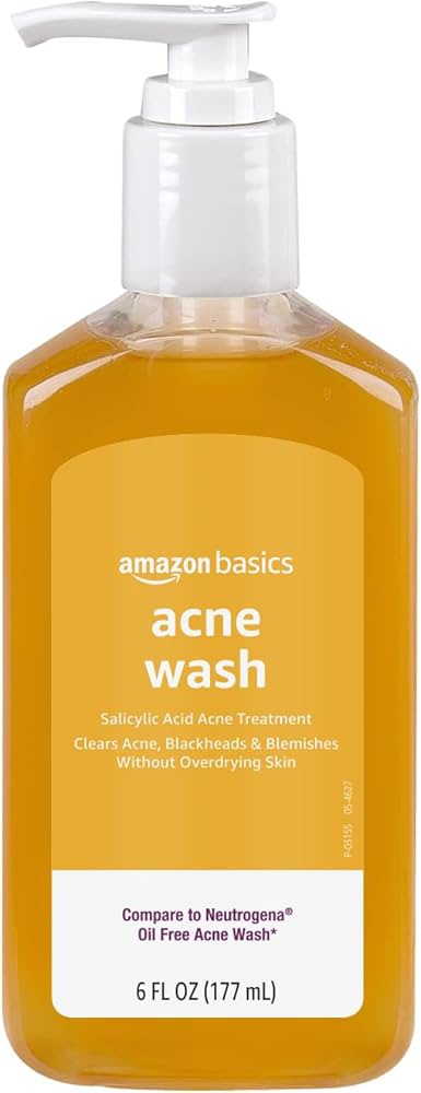 Amazon Basics Salicylic Acid Acne Wash, Unscented