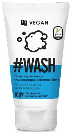 AA Vegan #Wash Sebo-Regulating Face Cleansing Gel