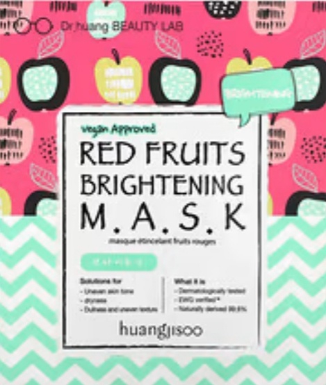 huangjisoo Red Fruits Brightening Beauty Mask
