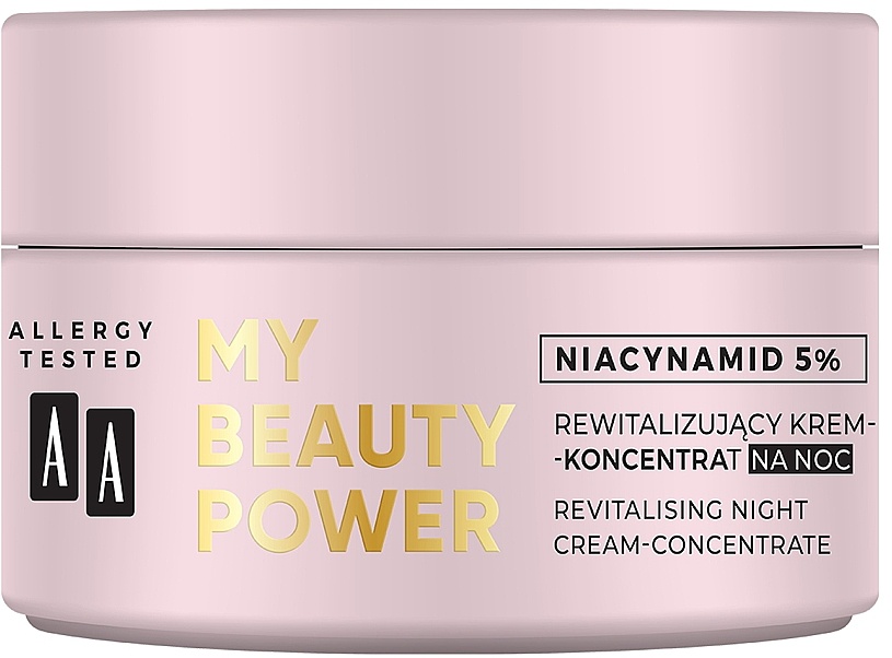 AA My Beauty Power Niacinamide 5% Revitalising Night Cream-Concentrate
