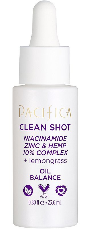 Pacifica Clean Shot Niacinamide, Zinc & Hemp 10% Complex