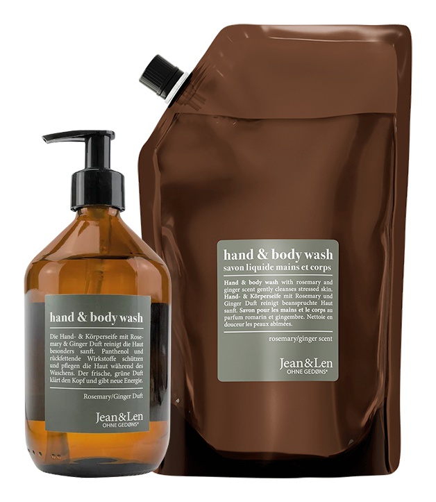 Jean & Len Rosemary/ginger Hand & Body Wash