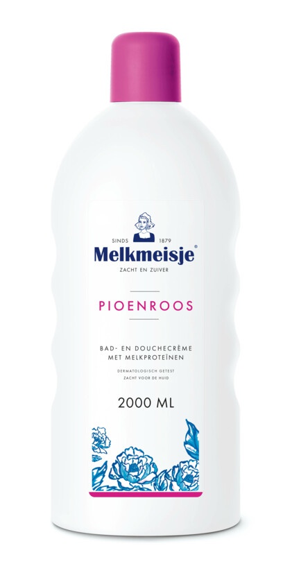 Melkmeisje Bad & Douche Crème Pioenroos & Katoen