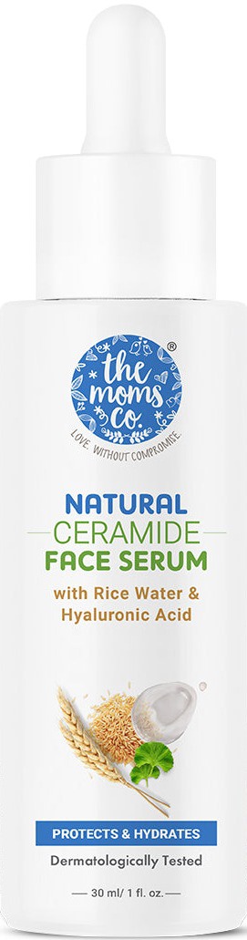 The Mom's Co. Natural Ceramide Face Serum With Rice Water And Hyaluronic Acid