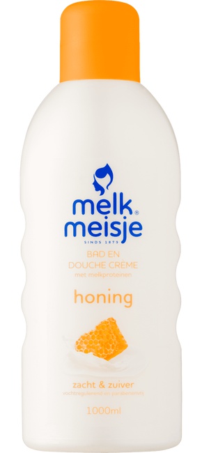 Melkmeisje Honing Bad & Douche Crème