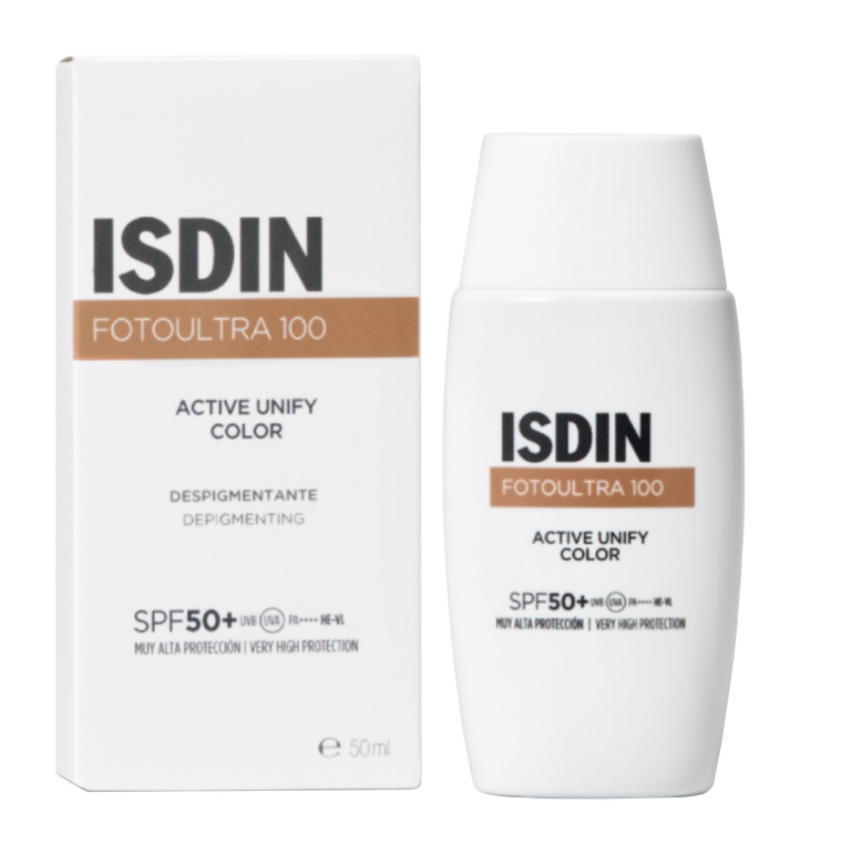 ISDIN Fotoultra 100 Sun Tinted Face Cream Depigmenting SPF50+