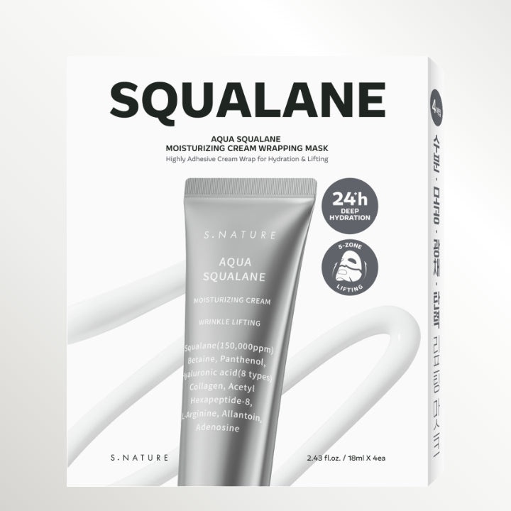 S.NATURE Aqua Squalane Cream Wrapping Sheet Mask
