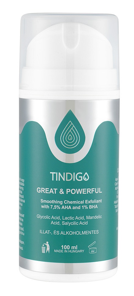 Tindigo Great & Powerful Smoothing Chemical Exfoliant With 7,5% AHA And 1% BHA
