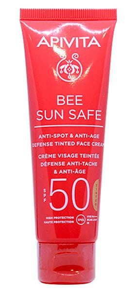 Apivita Bee Sun Safe Anti-spot & Anti-age Defense Face Cream SPF 50