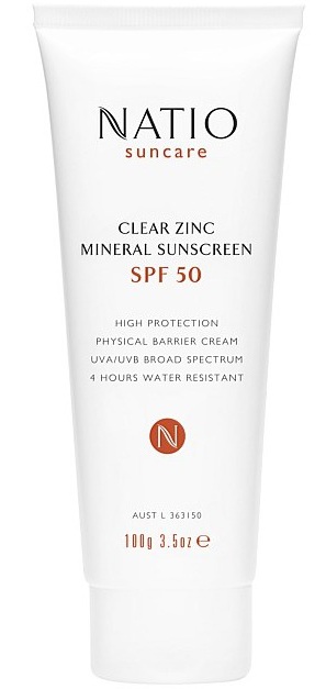 Natio Clear Zinc Mineral Sunscreen SPF 50