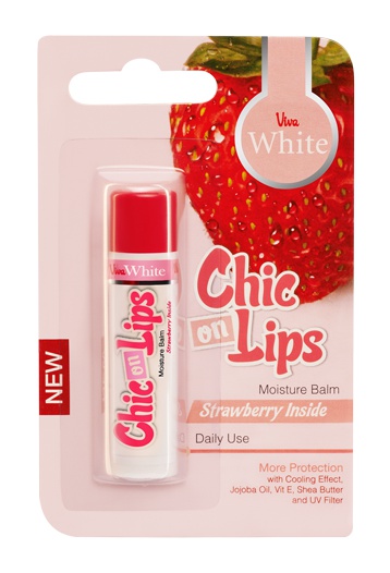 Viva Cosmetics Chic On Lips Strawberry Inside