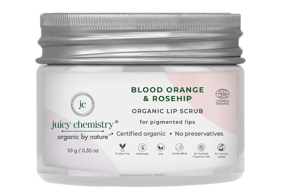 juicy chemistry Blood Orange And Rosehip Lip Scrub