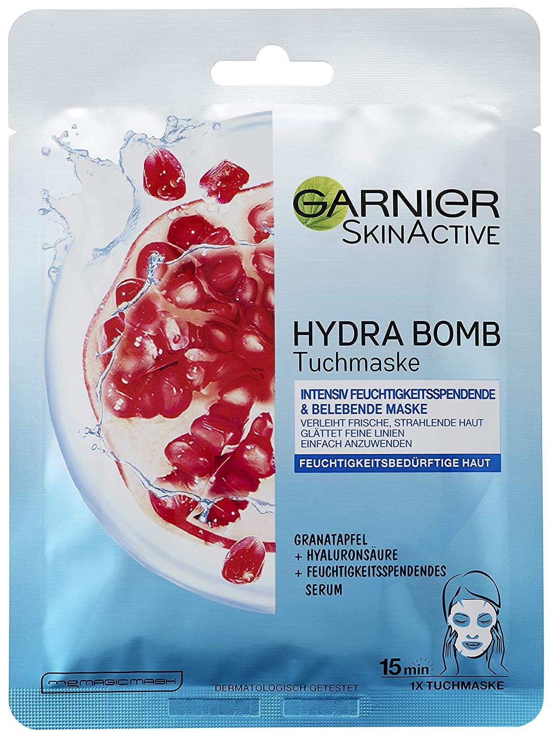 Garnier SkinActive Hydra Bomb Tuchmaske Granatapfel