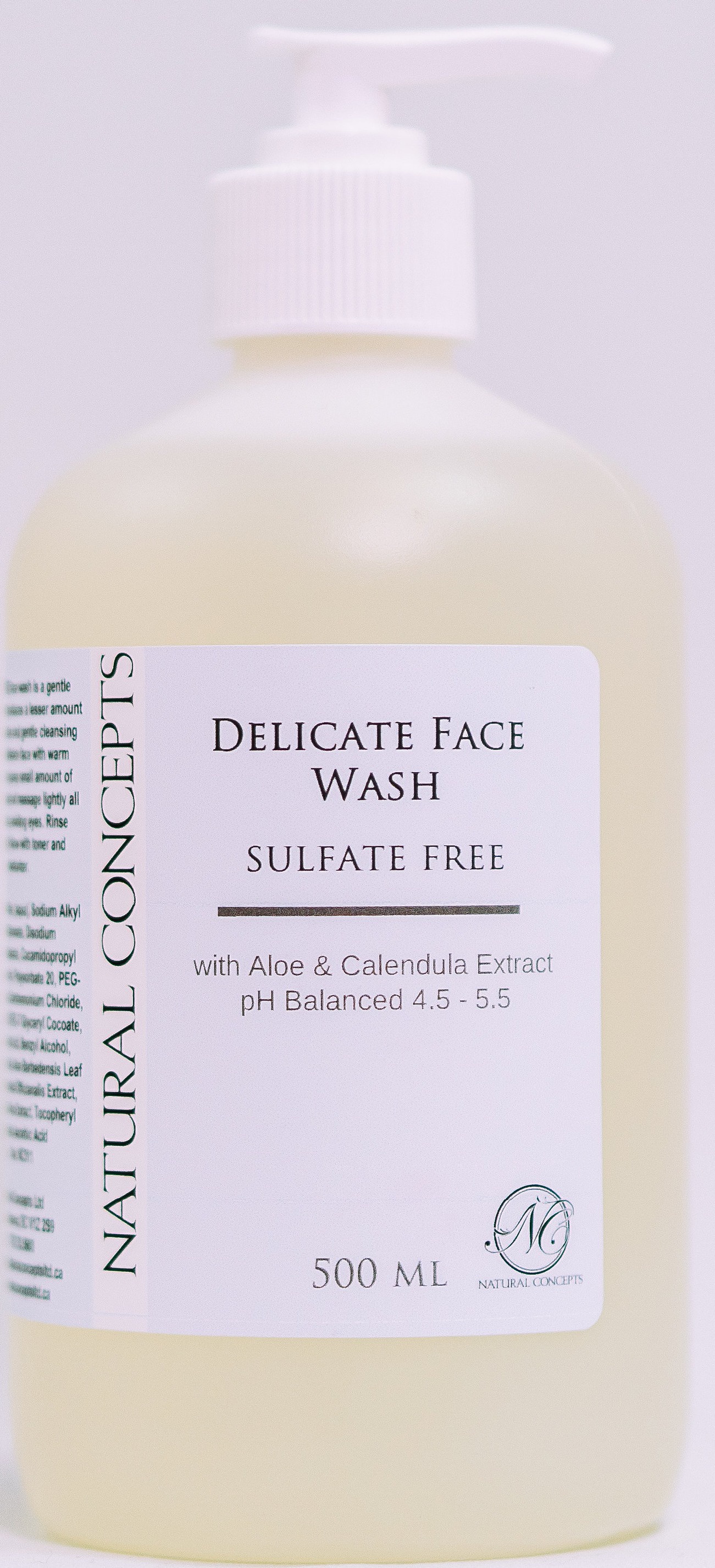 Natural Concepts Delicate Foaming Face Wash - Sulfate Free