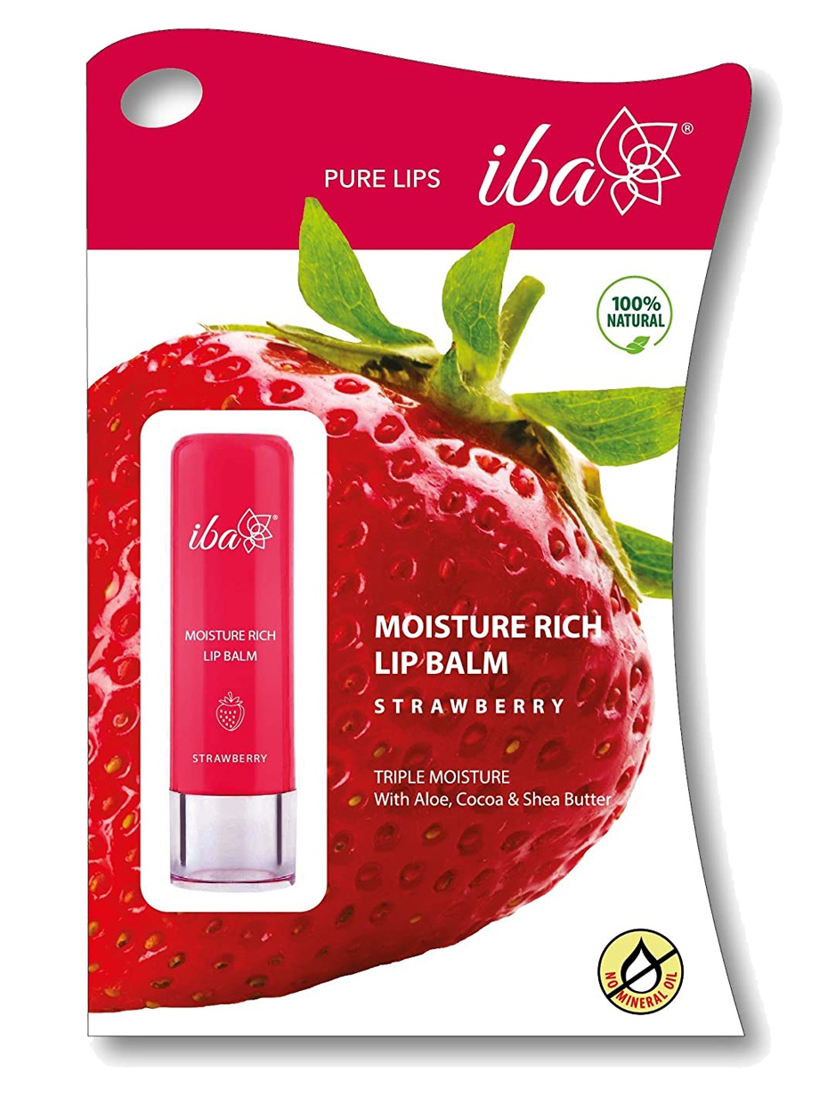 Iba halal Moisture Rich Lip Balm - Strawberry